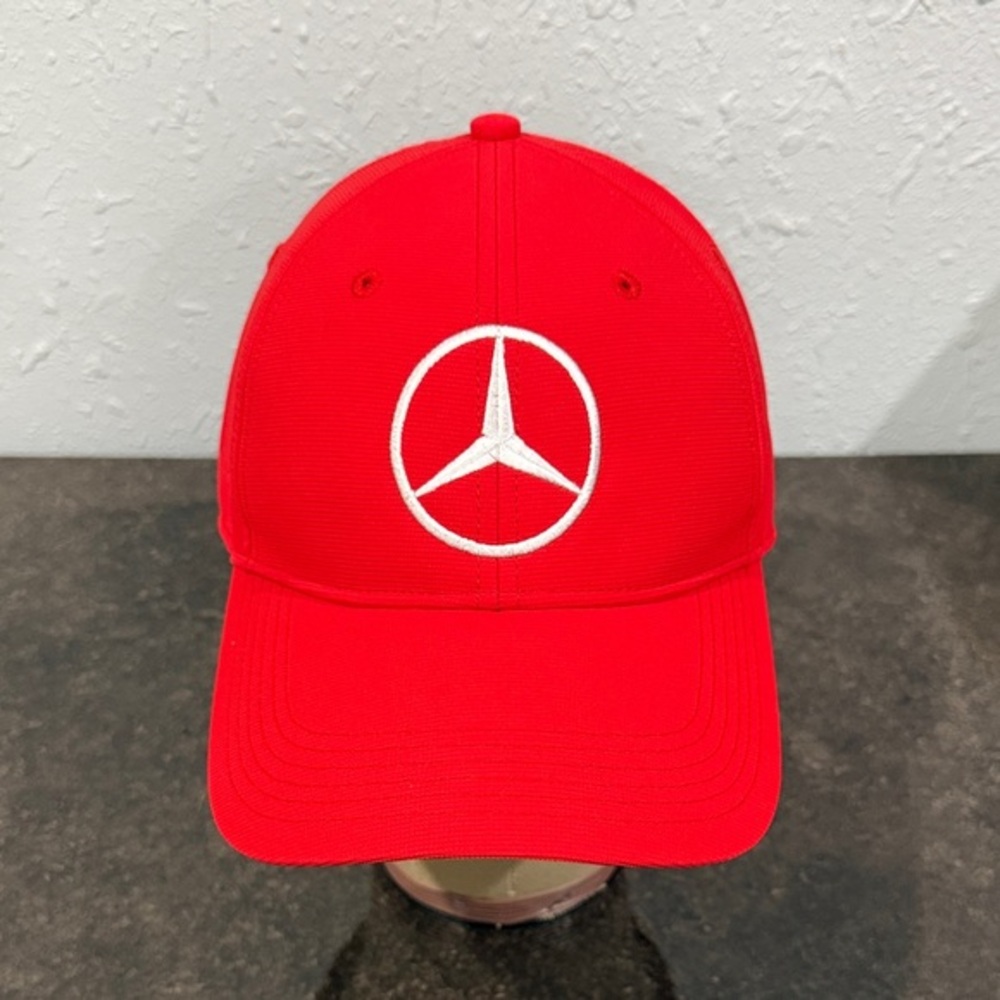 Mercedes Benz Puma Hat Cap Red Embroidered Logo‎ Golf Racing Luxury